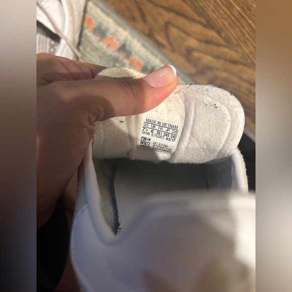 Adidas Gazelle Beige / White Sneakers W 7.5 - Picture 11 of 13